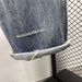 Vintage Washed Distressed Denim Jeans For Men, Relaxed Fit Straight Leg Loose Casual Trousers, Retro Blue Denim Pants_viptrois.com