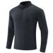 New Spring And Autumn Round Neck Long Sleeve High Quality Half Chain T Top Cotton T-Shirt Men's Trend 3Dc_viptrois.com