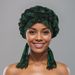 New Gold Silk Elastic Print Double Braid Strap Pirate Long Tail Hat National Fashion All Match Headscarf_viptrois.com