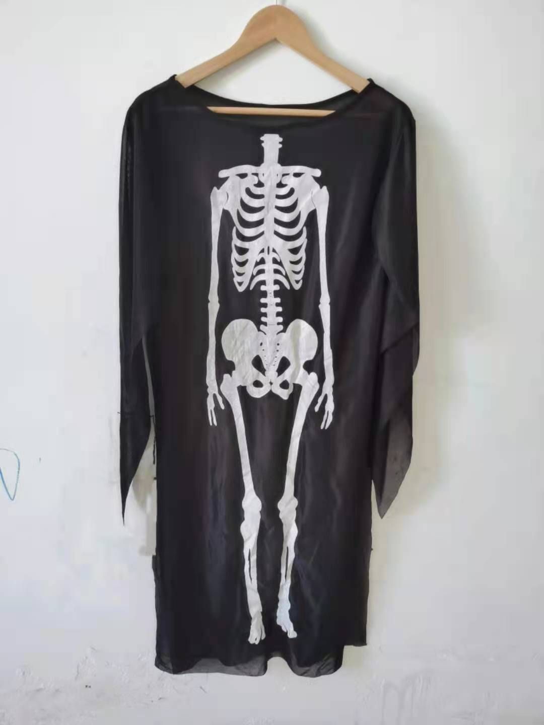 Halloween Ghost Festival makeup ball costumes, skeleton gloves, carnival performance costumes_viptrois.com