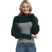 Unisex Scarf cape Solid color acrylic wool knitted scarf with sleeves_viptrois.com
