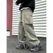 Men's Casual Cargo Pants - Relaxed Fit Straight Leg Workwear Trousers For Outdoor & Daily Wear (Black, Navy, Khaki, Green, Gray)_viptrois.com