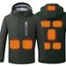 Men's Clothing smart heating cotton coat constant temperature eight zone heating jacket thick heating cotton coat_viptrois.com
