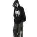Autumn Dark Unisex Hoodie Gothic Couple Spider-Man Print Zipper Sweatshirt_viptrois.com