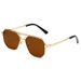 Retro Pilot Sunglasses (Dual-Bridge Metal Frame, Unisex Oversized Fashion Shades, Hot Seller)_viptrois.com