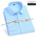 Pulse Pulse Men's Long Sleeve White Business Solid Color Cotton Breathable Shirt For Young And Middle-aged Professional Wear Formal_viptrois.com
