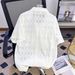 Thin Breathable Hollow Short Sleeved Shirt For Men And Women Korean Style High End Cuban Collar Five Point Sleeve Shirt Summer Top Trend_viptrois.com