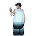 2025 Summer New Men's Youth Basketball Suit Two-Piece Sports Homewear Vest Sleeveless Shorts_viptrois.com