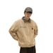 Spring And Autumn Color Blocking, Niche Design Sense, American Style Jacket, Men's Trendy Brand_viptrois.com