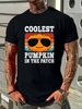 Coolest Pumpkin In The Patch Funny Halloween Boys Teens T-Shirt Fashion Female Unisex Comfortable Breathable Women Stylish Streetwear Versatile T-Shirt For Women Casual Women Top Graphic Tees Soft Graphic Stretched Slightly Summer Designer Clothes_viptrois.com