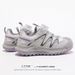 Mother & Kids Children's Shoes 2025 Spring New Girls' Shoes Versatile Casual Shoes Soft Sole Summer And Autumn Rotating Buckle Sports Shoes_viptrois.com