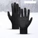 Outdoor sports fleece warm gloves Men's and women's touch screen ski non-slip cycling gloves_viptrois.com