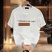 2025 Summer Loose Men And Women Pullover 100% Cotton Short Sleeve T-shirt_viptrois.com
