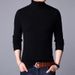 Men's High Neck Wool Sweater – Slim Fit Winter Thermal Pullover With Wrinkle-Free Treatment & Ribbed Hem (M-4XL, Minimalist Layering Essential)_viptrois.com
