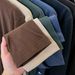 Men's Clothing Men's Thermal Underwear Long Sleeve T-Shirt Winter Fleece Lined Stretchable Comfortable Base Layer High Neck Casual Wear_viptrois.com