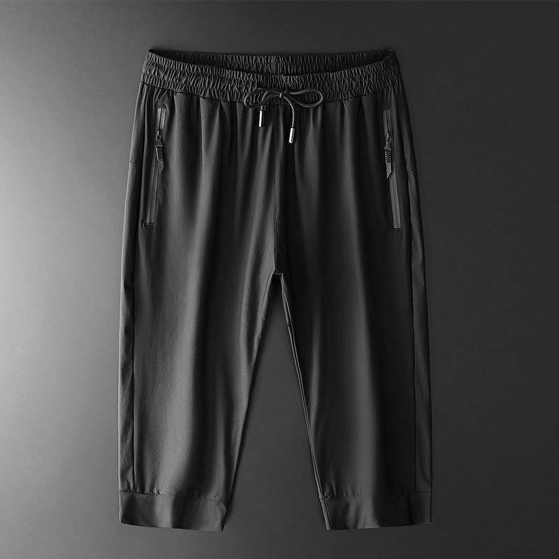 Quick-Dry Sports Pants Breathable Stretch Running Joggers With Cooling Fabric, Gym Workout Trousers, Elastic Waistband, Lightweight & Comfortable_viptrois.com