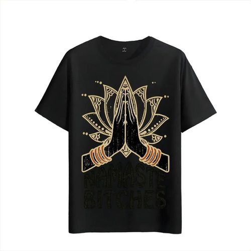 Tshirt Muscle Freaks Namaste Lotus 2026 Zen Yoga Style_viptrois.com