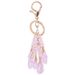 Elegant Crystal Teardrop Keychain - Stylish Beaded Accessory For Keys, Bags & Gifts (White, Light Gray, Champagne)_viptrois.com