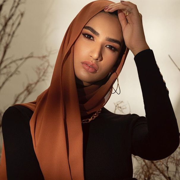 Unisex Solid color monochrome pearl chiffon shawl Long shawl Muslim shawl_viptrois.com