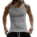 Men's Clothing Summer Style Men's T-Shirt Tough Guy Ribbed Vest Sports Casual Fitness Vest For Formal & Casual_viptrois.com