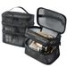 Storage Bags Mesh Cosmetic Bag Large Capacity Three Layer Toiletry Bag Double Layer Storage Bag Travel Mesh Bag Tool Storage Box Portable_viptrois.com