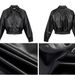 Trendy Short Padded Shoulder Jacket Men's Spring/Autumn New Loose Retro Leather Outerwear Top_viptrois.com