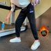 Plush Thickened White Sweatpants For Men Autumn Winter Sports Leggings Casual Harem Pants_viptrois.com