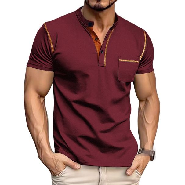 2026 Men's Henry Long-Sleeved Short-Sleeved Moisture-Wicking Breathable Loose-Fitting Comfortable Micro-elastic T-Shirt_viptrois.com