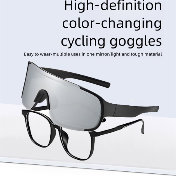 New Outdoor Cycling Prescription Clip-On For Women Bicycle Large Frame Sports Goggles Sunglasses Mountaineering Glasses_viptrois.com