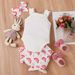 Children's Clothing Style Summer Infant And Toddler Sling Pit Striped Sweetheart Rainbow Printed Shorts_viptrois.com