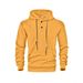 Men's Casual Hooded Sweatshirt - Breathable Loose Fit Long Sleeve Pullover With Side Pockets For Streetwear & Daily Wear_viptrois.com