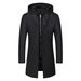 Men's Clothing new autumn and winter men's woolen coats wool fashion casual business men's jacket mid length tops for men_viptrois.com