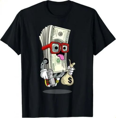 T-shirtt-shirtmoney Hip Hop Graphic Urban Graffiti Art Gift_viptrois.com