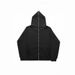 Gothic Unisex Hoodie With Spider Print - Dark Aesthetic Zip-Up Sweatshirt For Men & Women (White, Black, Red, Khaki, Blue, Green, Lavender)_viptrois.com