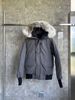 Men's Clothing Down Jacket 01 Pilot Jacket Unisex Real Wolf Fur Coat_viptrois.com