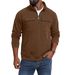 Men’s Vintage Hoodie – Retro Streetwear Pullover With Leather Patch Pockets & Relaxed Fit (M-XXXL, 5 Earth Tones)_viptrois.com