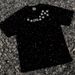 Heavyweight Short Sleeved Summer T-Shirt Unisex High Street Loose Fit American Style Trendy Starry Sky Top For Men And Women_viptrois.com
