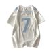 Men's V Neck Short Sleeve Sports T-Shirt Summer Style Breathable Quick Drying Loose Fit Ice Silk Jersey Top For Both Men And Women_viptrois.com