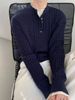 Loom Half-Zip Stand Collar Two-Piece Knitted Slim Fit Spring Autumn Men's European And American Trendy Ribbed Sweater_viptrois.com