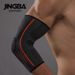 JINGBA Elbow Support Brace For Sports & Fitness - Compression Sleeve For Tennis, Weightlifting, Basketball, Cycling (Orange/Black/Green, M/L/XL)_viptrois.com