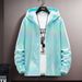 Men's Clothing for men and women in summer ins reflective shiny surface handsome couple 2024 new colorful sun protection clothing_viptrois.com