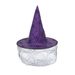 Halloween Decoration Props Adult Children Cosplay Mesh Party Witch Hat_viptrois.com