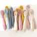 3PCS Silicone Spoon Fork For Baby Utensils Set Feeding Food Toddler Learn To Eat Training Soft Fork Cutlery Children's Tableware_viptrois.com