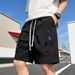 Men's Summer Sports Shorts Trendy Versatile Five Point Casual Loose Workwear Plus Size New American Style_viptrois.com