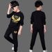 Teenage Clothing casual sports suit boys' sweatshirt pullover long-sleeved two-piece sportswear_viptrois.com