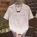 New Men's Short Sleeve T-Shirt Trendy Loose Fit Crew Neck Letter Print Summer Casual Versatile Top_viptrois.com