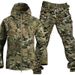 Men's Warm Suit Outdoor Softshell Wearable Thickened Camouflage Clothing_viptrois.com