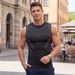 Men's Clothing Men's Summer Vest Breathable Crew Neck Sleeveless Top Print Pattern Milk Silk Style For Formal & Casual_viptrois.com