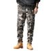 Tide Brand Drawstring Elastic Multi-bag Overalls Men's American Four-season Camouflage Casual Pants Men's Tied Feet Sports Casual Pants_viptrois.com