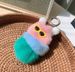 2022 New Rex Rabbit Fur Holiday Caterpillar Keychain Cute Plush Bag Pendant Jewelry Accessories_viptrois.com